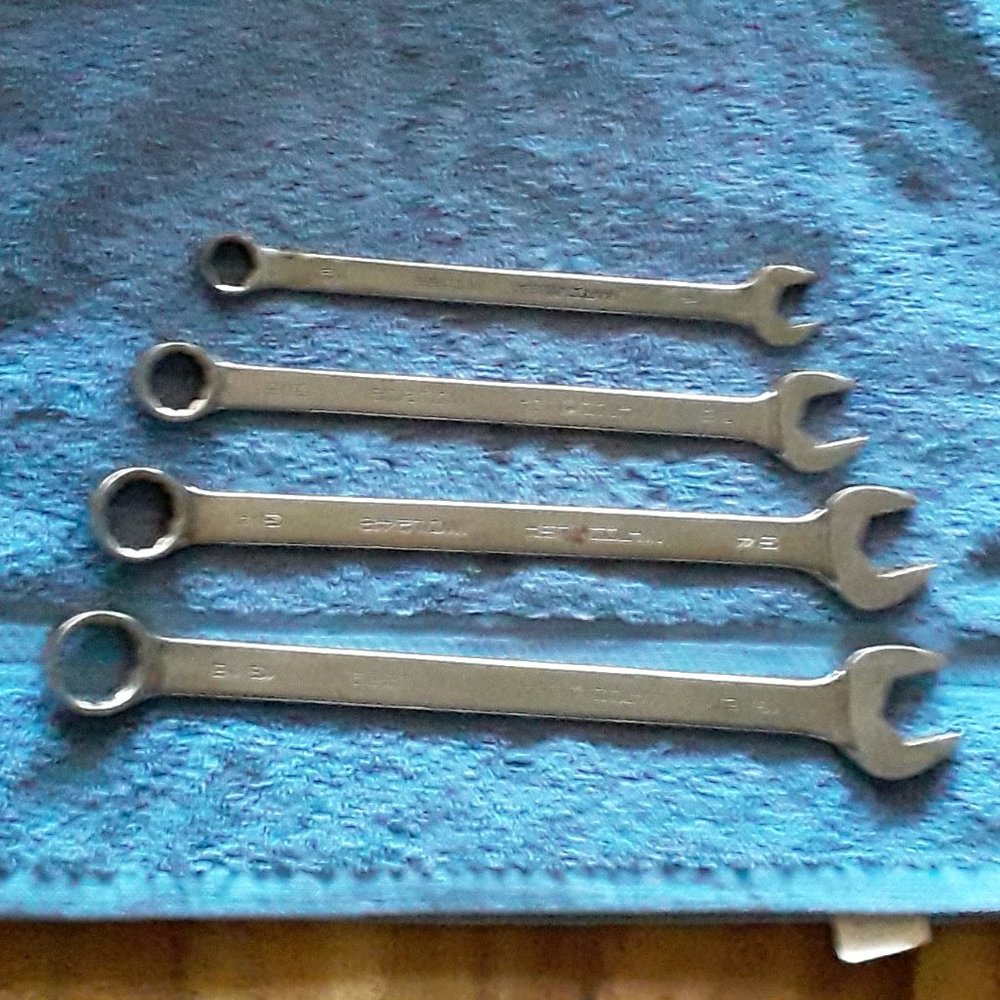 4 Preowned Used Matco USA Combination Wrenches Some Wear